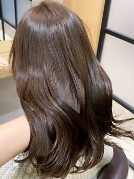 アース コアフュールボーテ 佐久平店(EARTH coiffure beaute)の写真/髪質に合わせた提案でダメージヘアもしっかりケア♪オーガニックハーブ配合で頭皮に優しく、肌の弱い方も◎