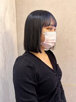 ルームバイシー 新宿(Loom. by Sea)&nbsp;韓国前髪×ショコラアッシュ【韓国ヘア/新宿/髪質改善】