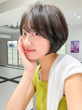 エアー 横浜(AIR) 【長谷川】ふんわりカールショートボブ