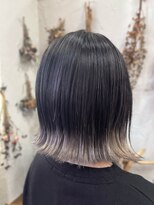 ヘアスタジオ ブリエ(HAIR STUDIO BRILLER) 2023 シルバー × グレー デザイングラデーションカラー 