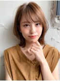 ★ボブウルフ姫カットデジタルパーマセミディモテ髪#234e0606