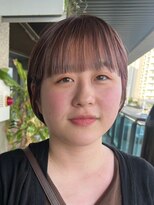 フィルム(FiLMs) 丸みショート/ピンクブラウン