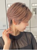 30代40代大人女性/前髪ありショートボブ/ショートヘア/髪質改善