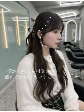 ボタン ハカタ(VOTAN hakata) 博多/福岡/韓国ヘア/前髪顔周りカット/レイヤー/暗めカラー