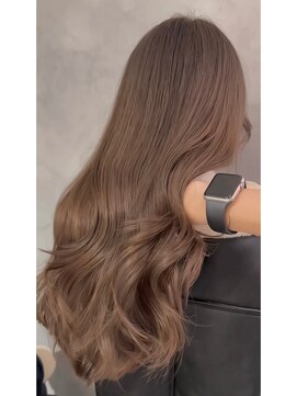 シイム(CYM) ブリーチなしダブルカラー/ミルクティーベージュ