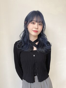 イル(ill) ブルーブラック ブルーカラー ラベンダーブルー