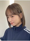 外ハネボブ/似合わせカット/メルティカラー/切りっぱなし