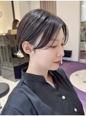 顔まわりカット 小顔ショート 京都美容室 進詩織