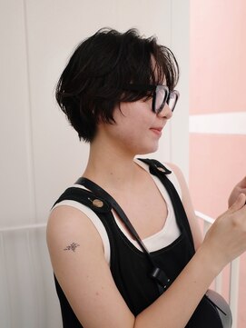 ピュー(Piu-) 【ショートパーマ/阿部達哉】ニュアンスパーマ/ハンサムショート