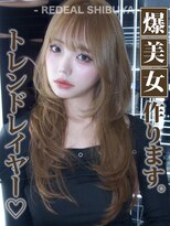 レディアル 渋谷(REDEAL)&nbsp;韓国ヘア/ブリーチ/暖色カラー/ワンホン【レイヤー/渋谷】