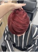 MEN’S HAIR/ブルーブラック/フェザーパーマ/渋谷