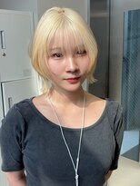 ベレーザシェルト(Beleza scelto) 17078抜きっぱなしブロンドボブレイヤーカット金髪シャギーボブ