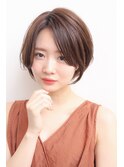 全頭ブリーチ黒髪クラゲヘアーオリーブグレー小顔ココアベージュ