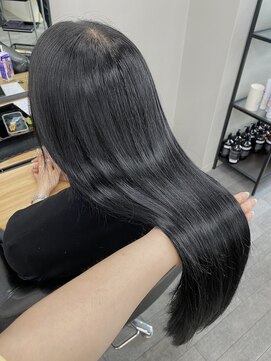 コード 四条河原町駅店(CHORD) 透明缶ブラック/ブルーブラック/暗染/韓国風/京都河原町