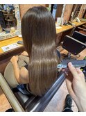艶カラーと髪質改善トリートメント透明感カラーと髪質改善が好評