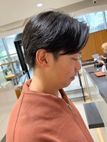 ピークアブー ワン(PEEK-A-BOO ONE)&nbsp;センターパートメンズショートメンズヘアビジネスマンヘア