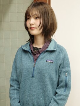 ウィム(wim) 『レイヤーウルフ』顔まわりカット/ショートウルフ