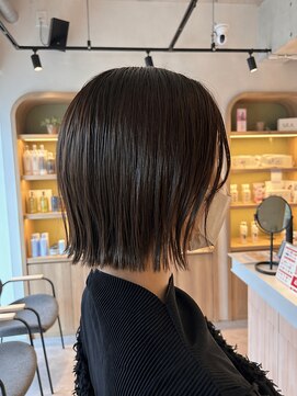 スーリール 室見店(Sourire) ボブ×オリーブベージュ