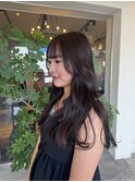 艶感たっぷり韓国風ロングウェーブ