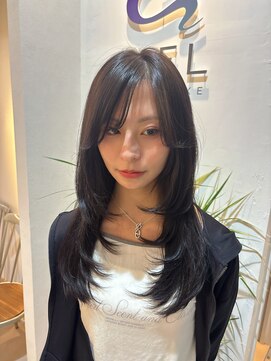 シエル 大名店(CIEL) 暗髪×レイヤーカットおすすめです！！