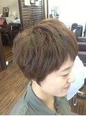 前髪・ネープ短めショート