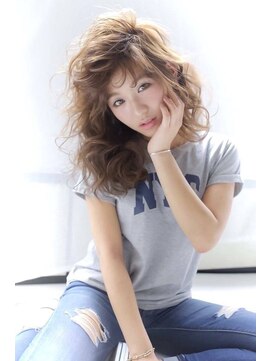 ヘアミッション ロデオ(hair Mission Rodeo) かきあげ大人ロング