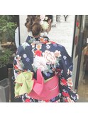 【HONEY×加藤】浴衣着付け×浴衣アレンジ