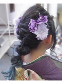《見附　今町》キャンディアレンジ　ポニーテールヘアセット