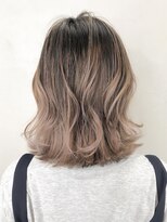 アルバム 銀座(ALBUM GINZA) ハイライトグラデーション_耳かけフォギーベージュ_ba296573