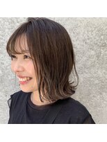 メーヴェ(Mowen) mowen 南堀江　ラベンダーグレージュ×外ハネボブ