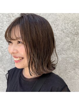 メーヴェ(Mowen) mowen 南堀江　ラベンダーグレージュ×外ハネボブ