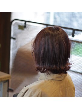 シゾーマエダ(ciseaux maeda) 外はねピンクボブ