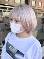 ノア(noa.)&nbsp;『ホワイトブリーチ』ペールバイオレットホワイトカラー