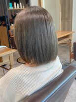 ネイヴィル オモテサンドウ(navile omotesando) *ブリーチなし透けるオリーブベージュ*