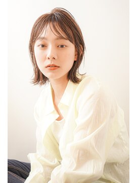 ネオリーブカフ 鶴ヶ峰店(Neolive caff) 大人かわいいミルクティブラウン外ハネボブ【横浜　鶴ヶ峰】