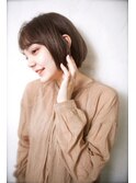 耳かけミニボブ×アッシュベージュ【吉祥寺クレドガーデン】s1