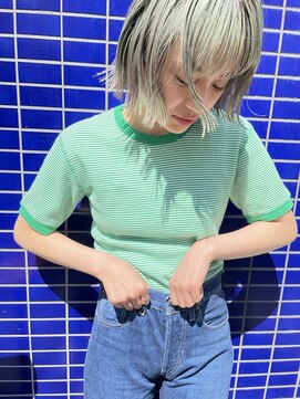 クロム バイ リエット(Chlom by Lietto) 切りっぱなしアゴラインボブ