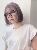 【CAF 照下 ハイトーンワンカール×オルチャンミニボブ】