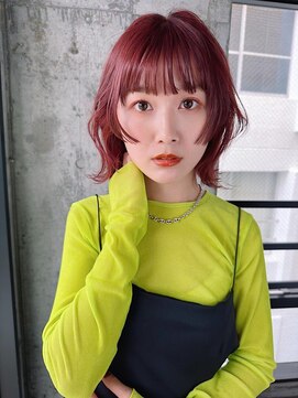 ノラジャーニー(NORA Journey) 【阿形】レッドバイオレットでモードな姫ウルフ