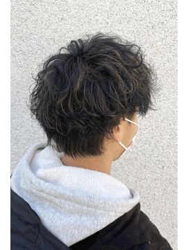 サエラ ミュゼ(CAETLA MUSEE) パーマ×メッシュ