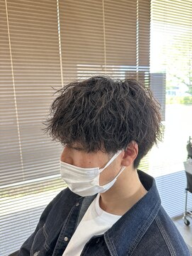 ラテ 伊勢崎(LATTE) メンズカット/波巻きパーマツイスト/ツイスパ/ツーブロック