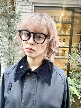 ステップボーンカット トーキョー(STEP BONE CUT TOKYO) 【ステップボーンカット】外ハネスタイル/ハイトーンヘア