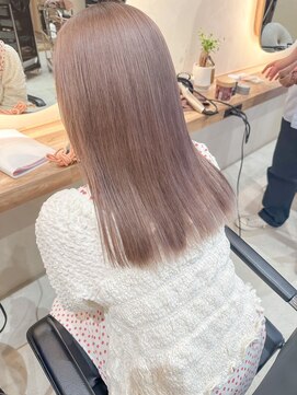 ヒビヲ(HIBIO) ミルクティーベージュハイトーンカラーケアブリーチダブルカラー