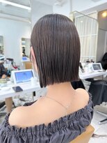 レイリー 原宿 表参道(Rayreee)&nbsp;丸がないヘイリーボブ/アッシュグレージュ