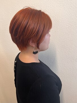ヘアーアンドメイク シーク 吉祥寺(HAIR&MAKE SeeK) 【seek吉祥寺】『ショートボブ』×『オレンジ』