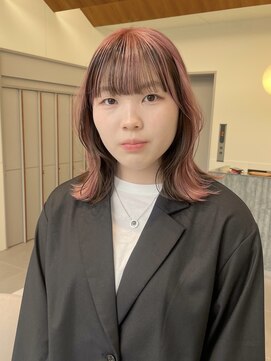 ローレンアオ(LOREN AO) 【LOREN AO】ペールピンク/インナーカラー/ピンクカラー