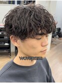 マッシュ/波巻きパーマ
