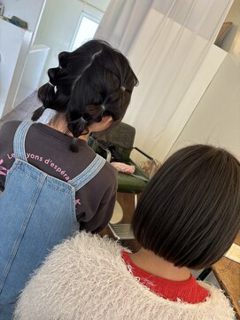 イチロクハチ(168 ichirokuhachi) 親子てお揃いボブスタイル