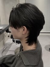 ニュアンスパーマ×シャギーウルフで柔らかな立体感！[栄/矢場町/理容室/ウルフ/ニュアンスパーマ/韓国]