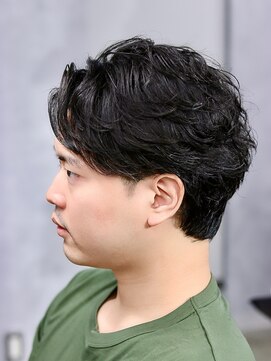 マーズ(MARS) ブルーブラック × ビジネスニュアンスショート/20代30代40代